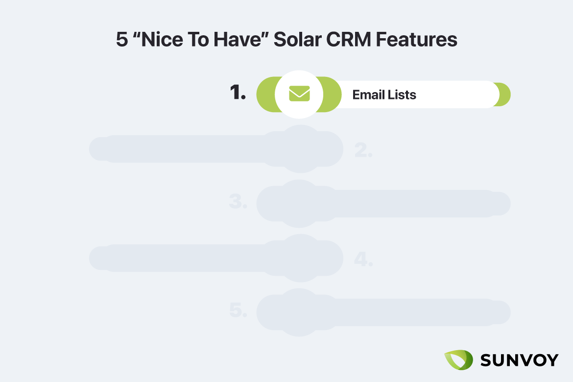 Nice to have CRM Features